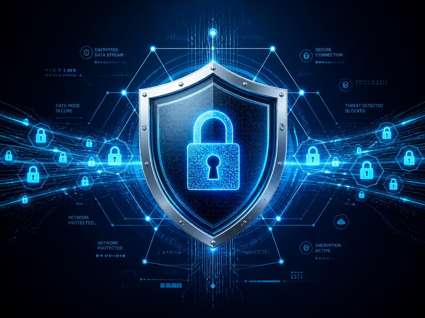 Cybersecurity threat illustration